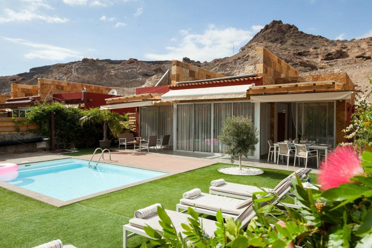 Elle Ocean Villa Gran Canaria Heated Pool Wifi Amadores Exterior foto
